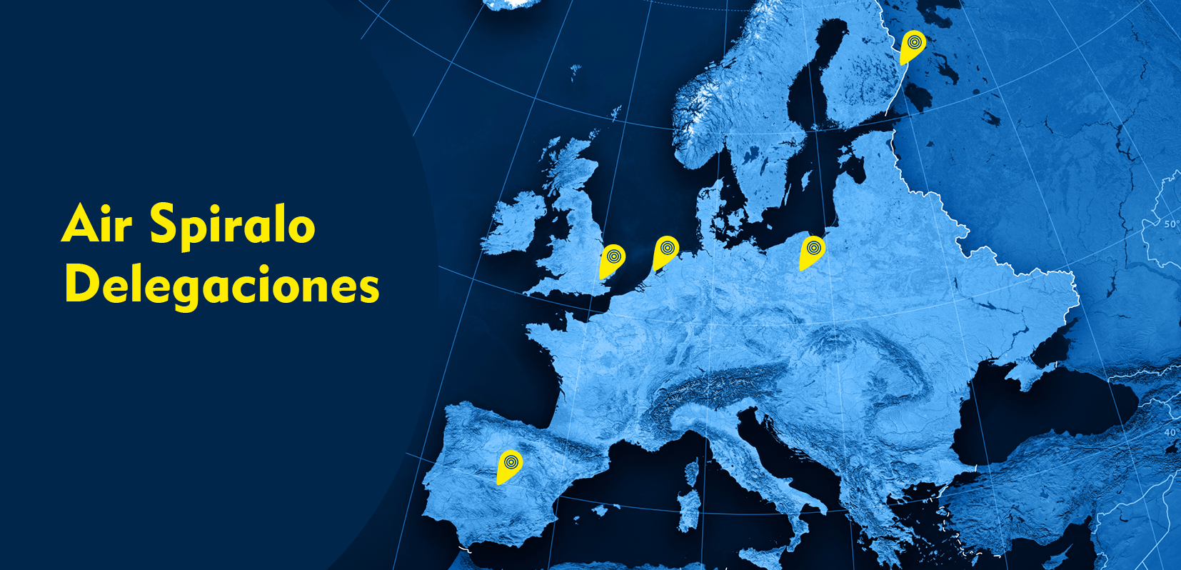 Delegaciones de Air Spiralo en los Países Bajos, Inglaterra, Finlandia y Polonia